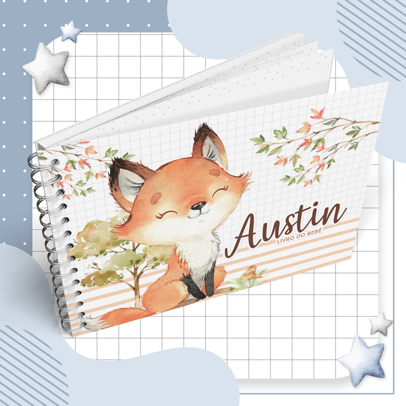 Livro do Bebê - Raposa Aquarela - Image 2
