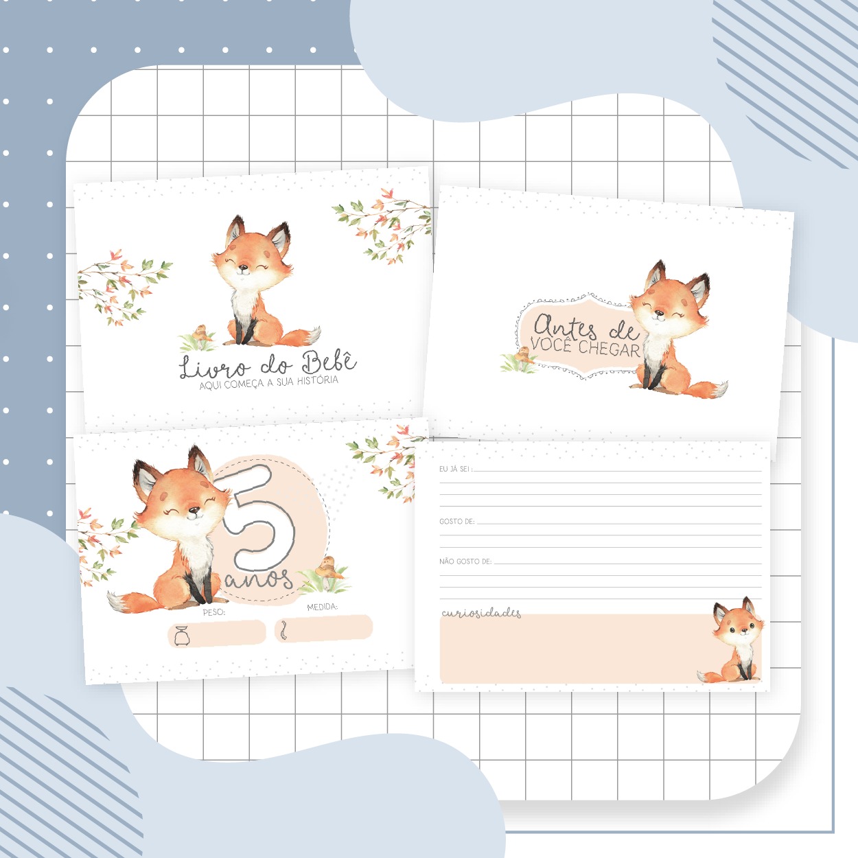 Livro do Bebê - Raposa Aquarela - Image 3