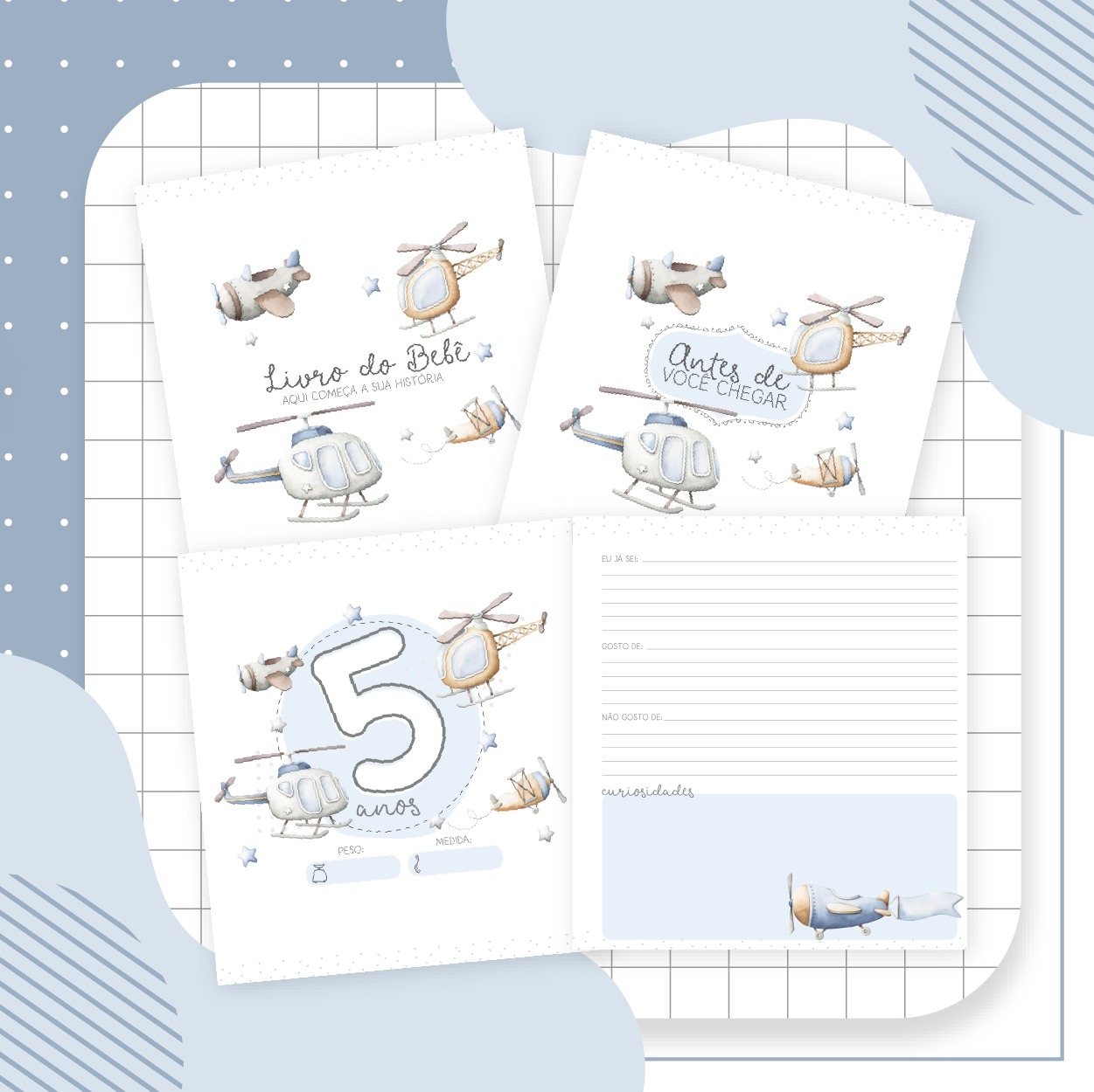 Livro do Bebê - Transportes Aéreos - Image 3