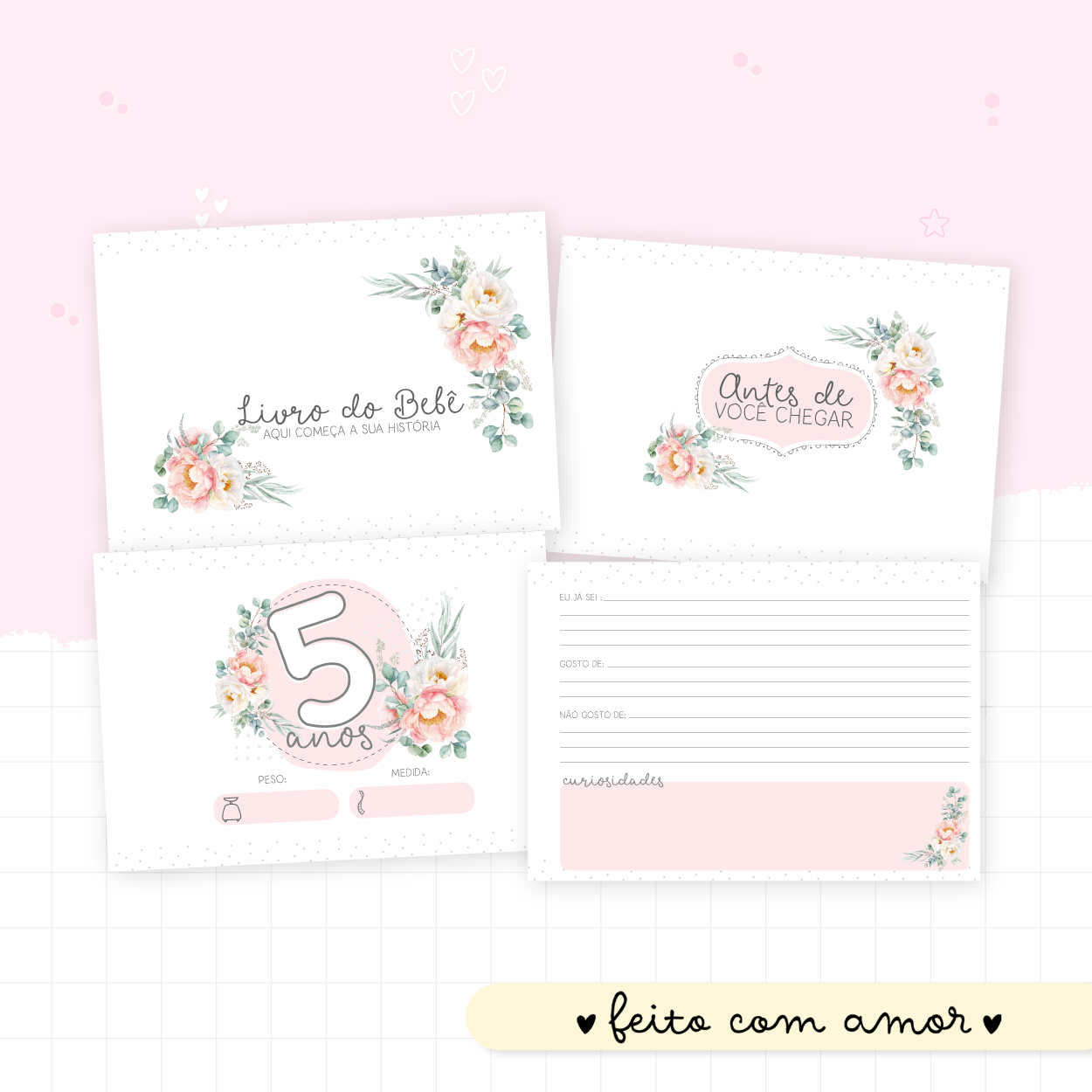 Livro do Bebê - Floral - Image 4