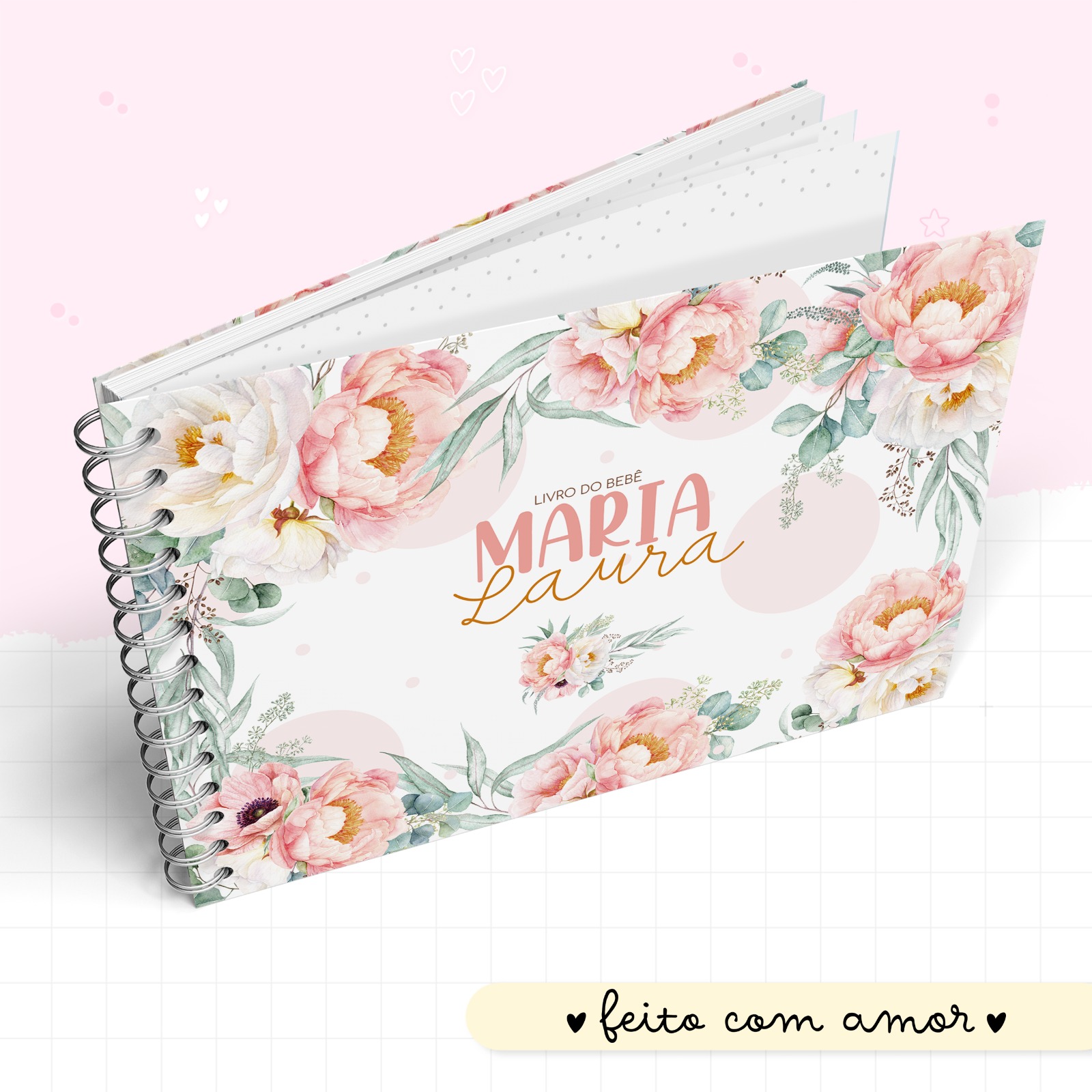 Livro do Bebê - Floral - Image 2