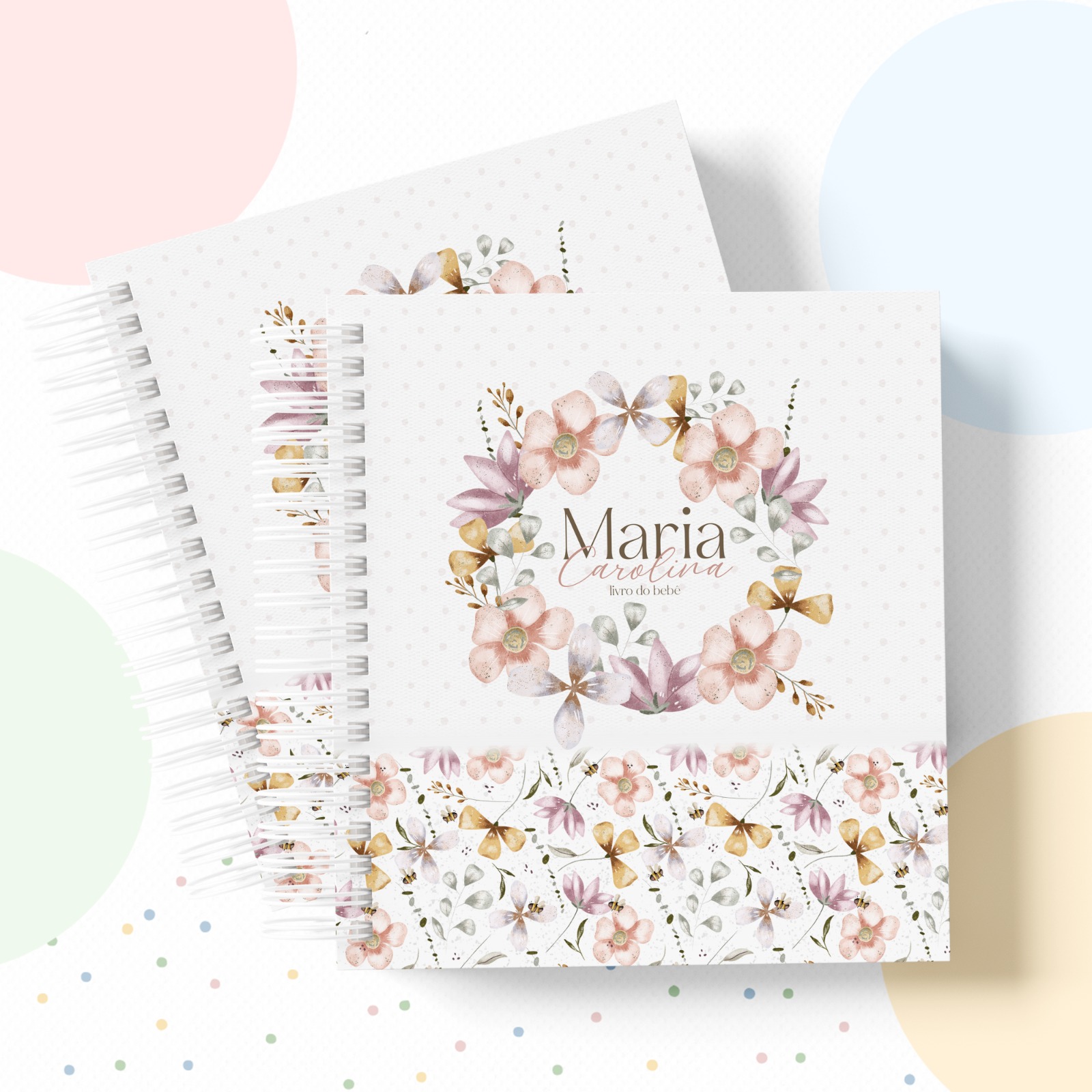 Livro do Bebê - Floral Baby