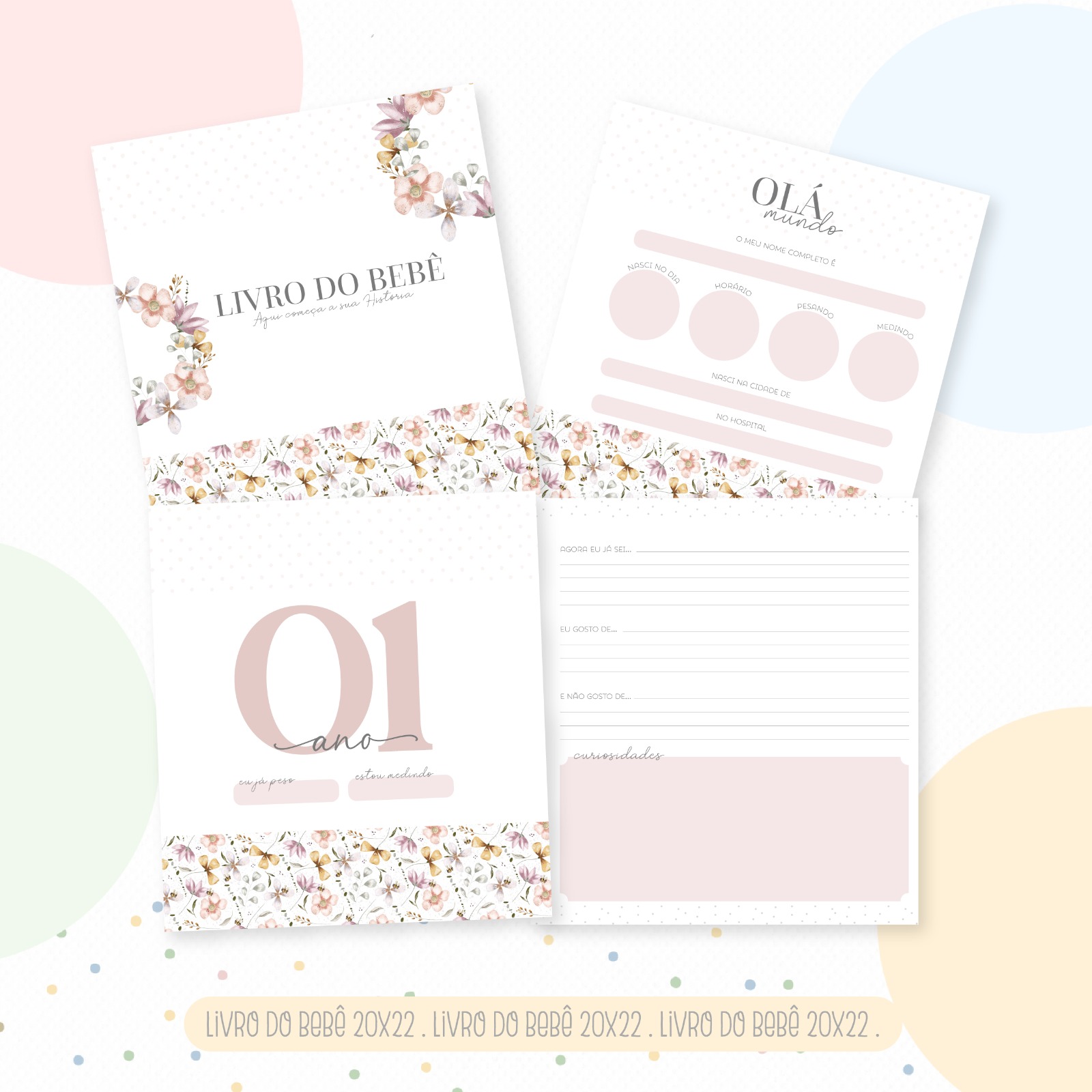 Livro do Bebê - Floral Baby - Image 4