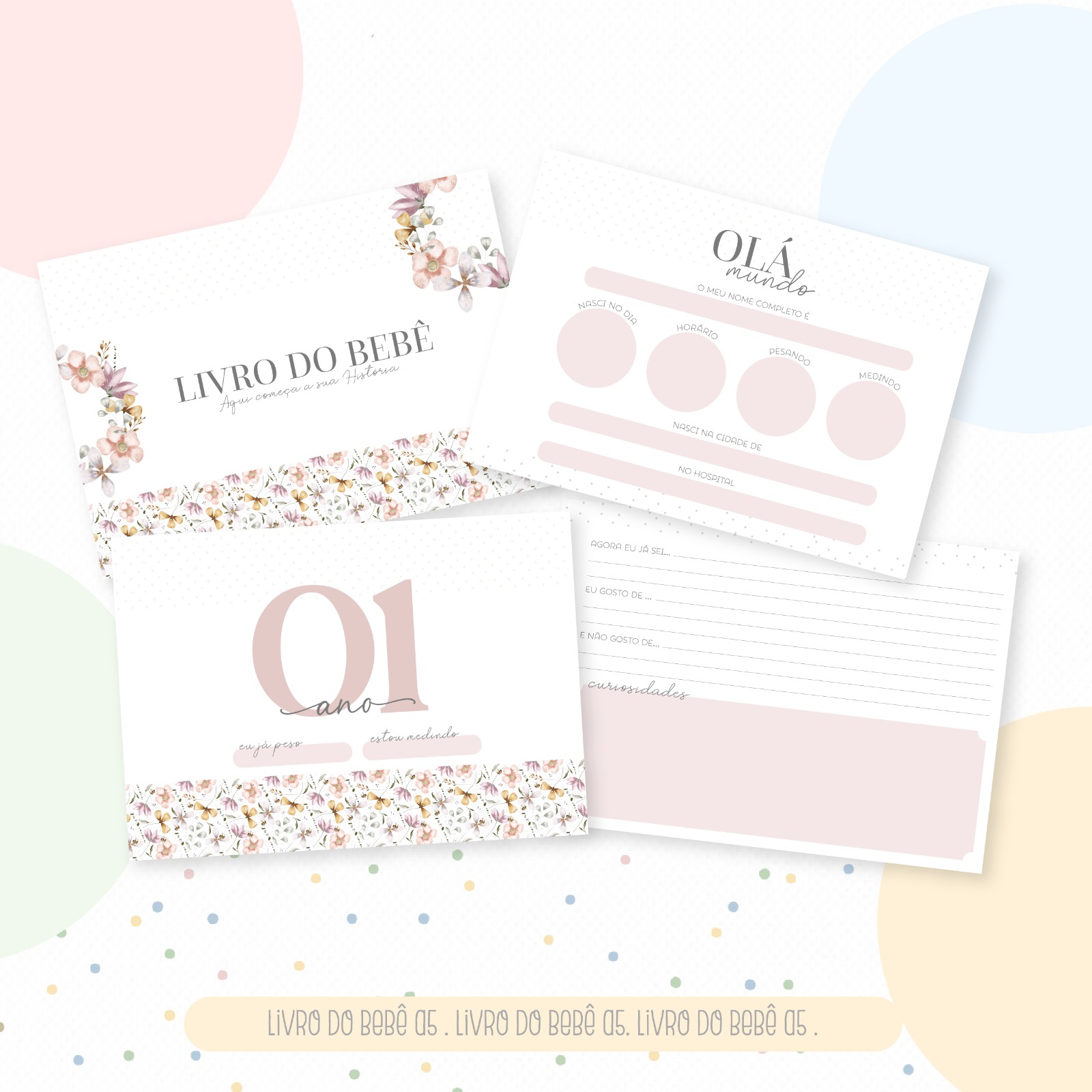 Livro do Bebê - Floral Baby - Image 3