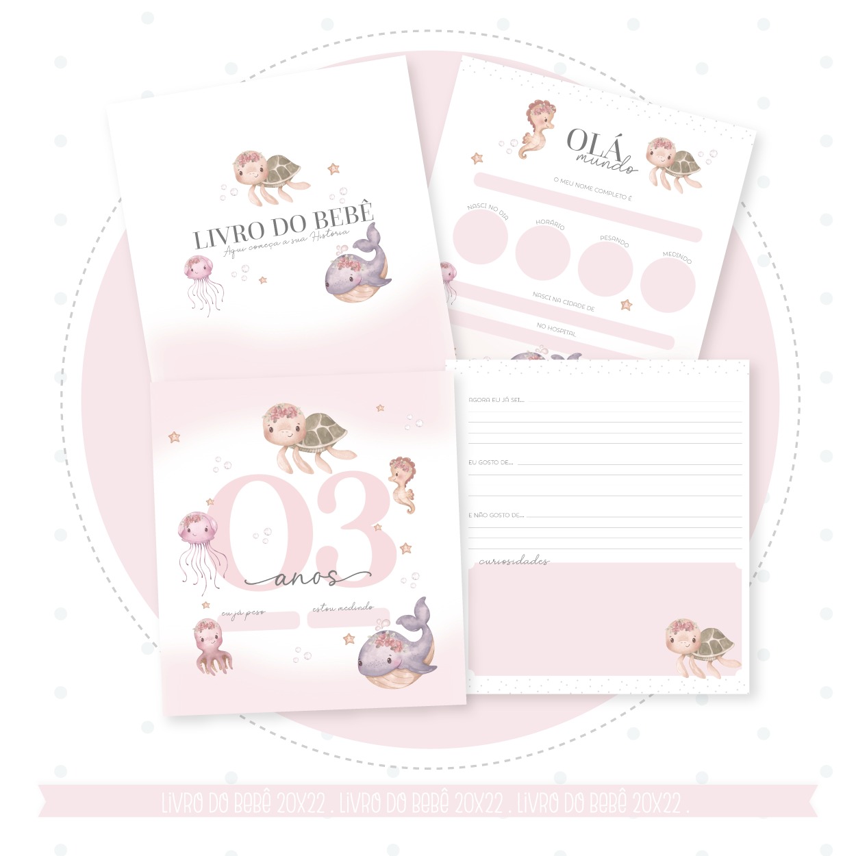 Livro do Bebê - Fundo Do Mar Menina - Image 4