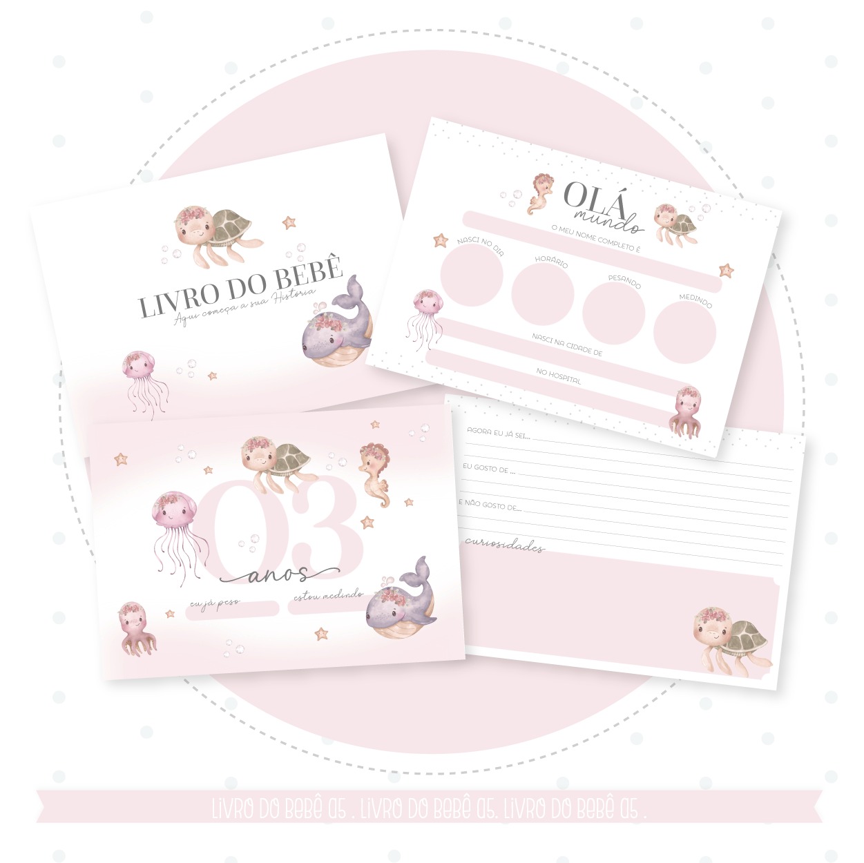 Livro do Bebê - Fundo Do Mar Menina - Image 3