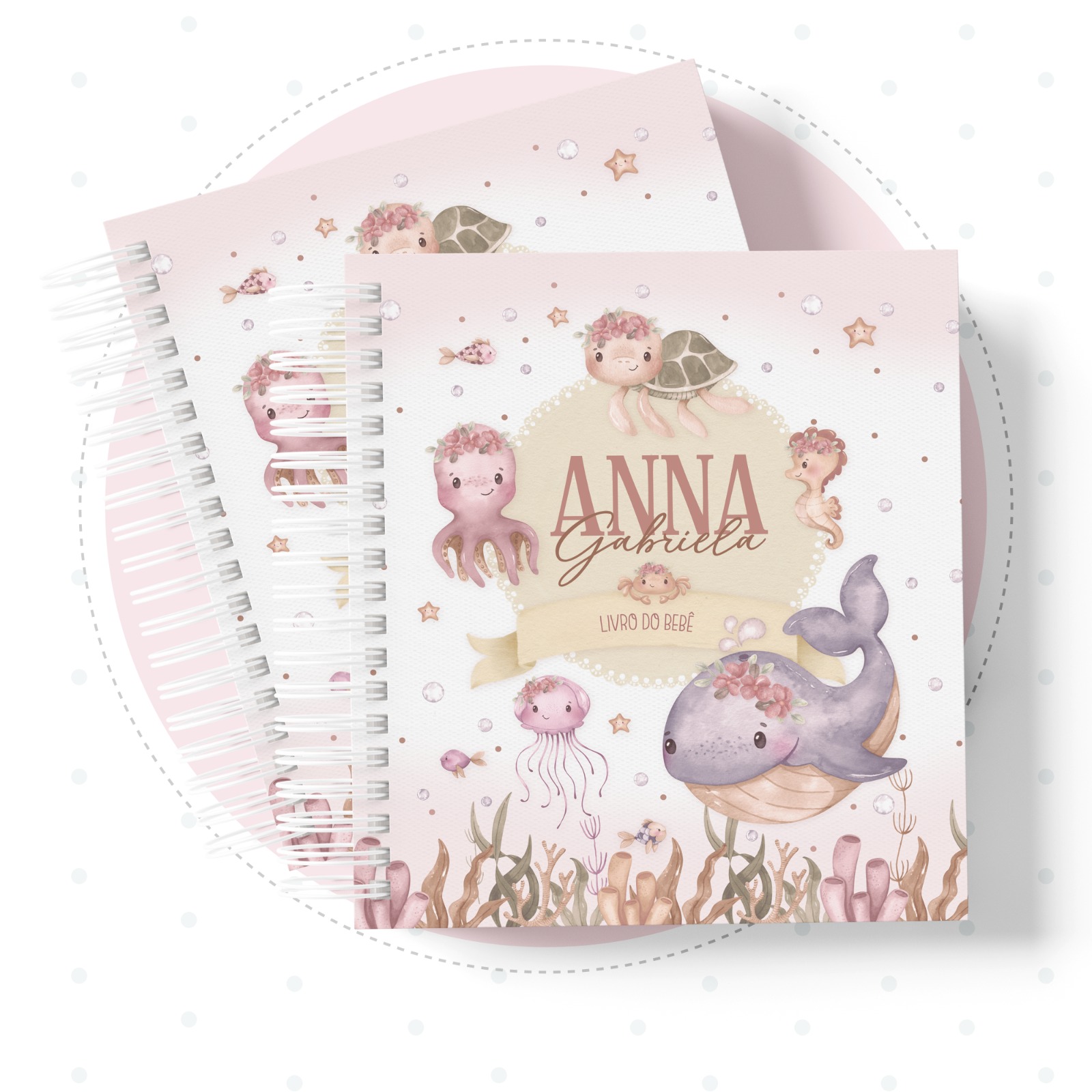 Livro do Bebê - Fundo Do Mar Menina