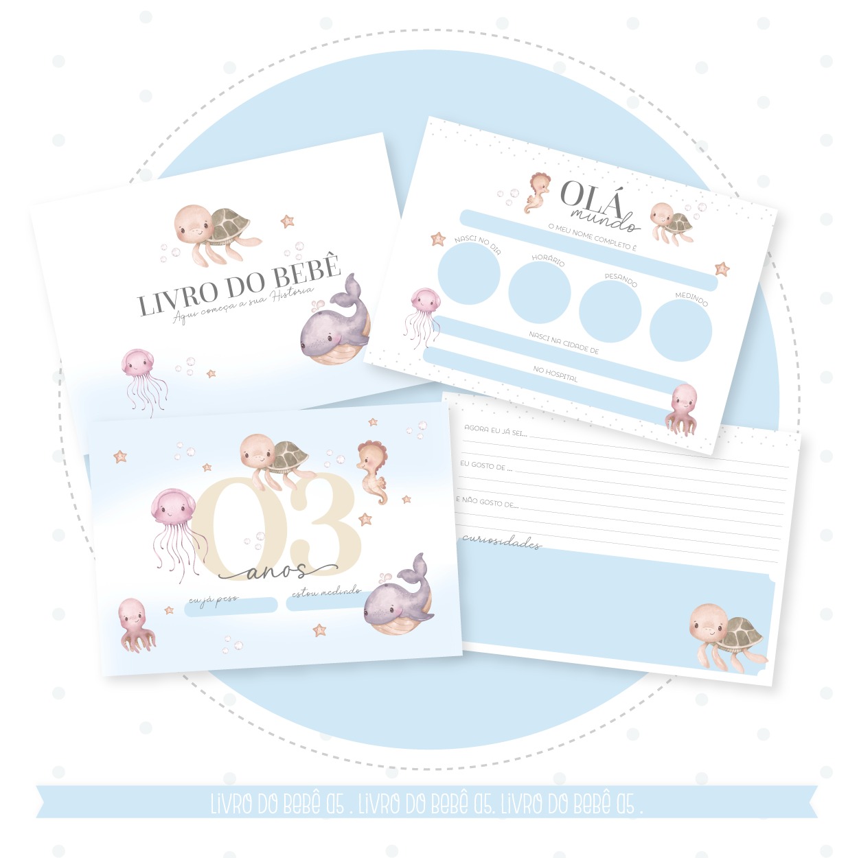 Livro do Bebê - Fundo Do Mar Menino - Image 3