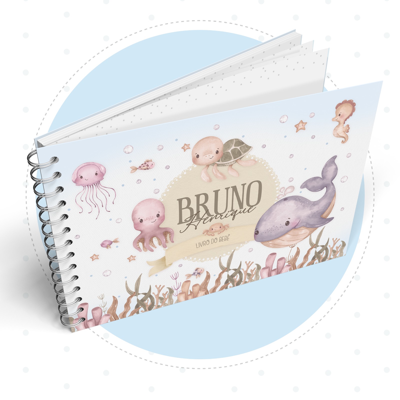 Livro do Bebê - Fundo Do Mar Menino - Image 2