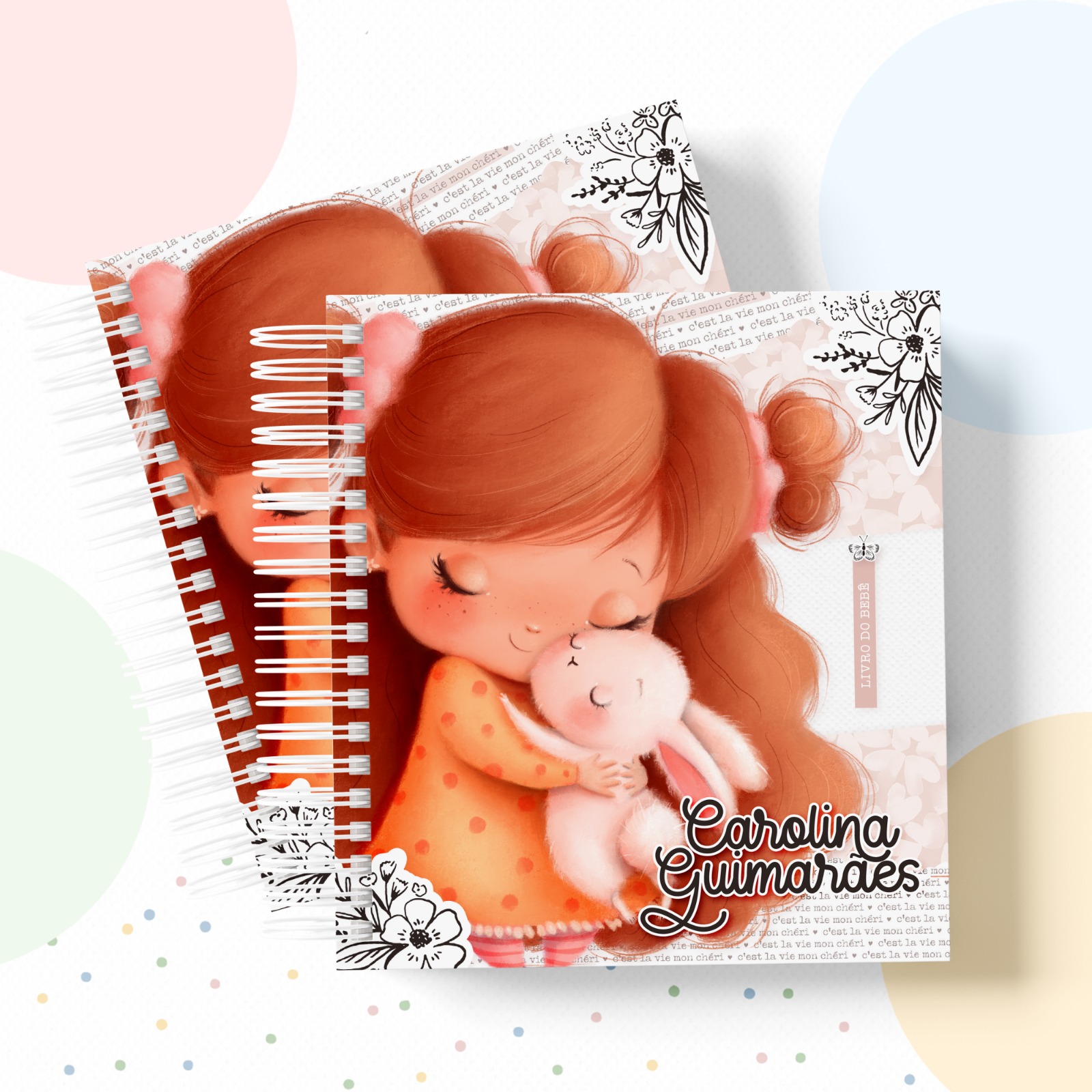 Livro do Bebê - Menina E Coelho