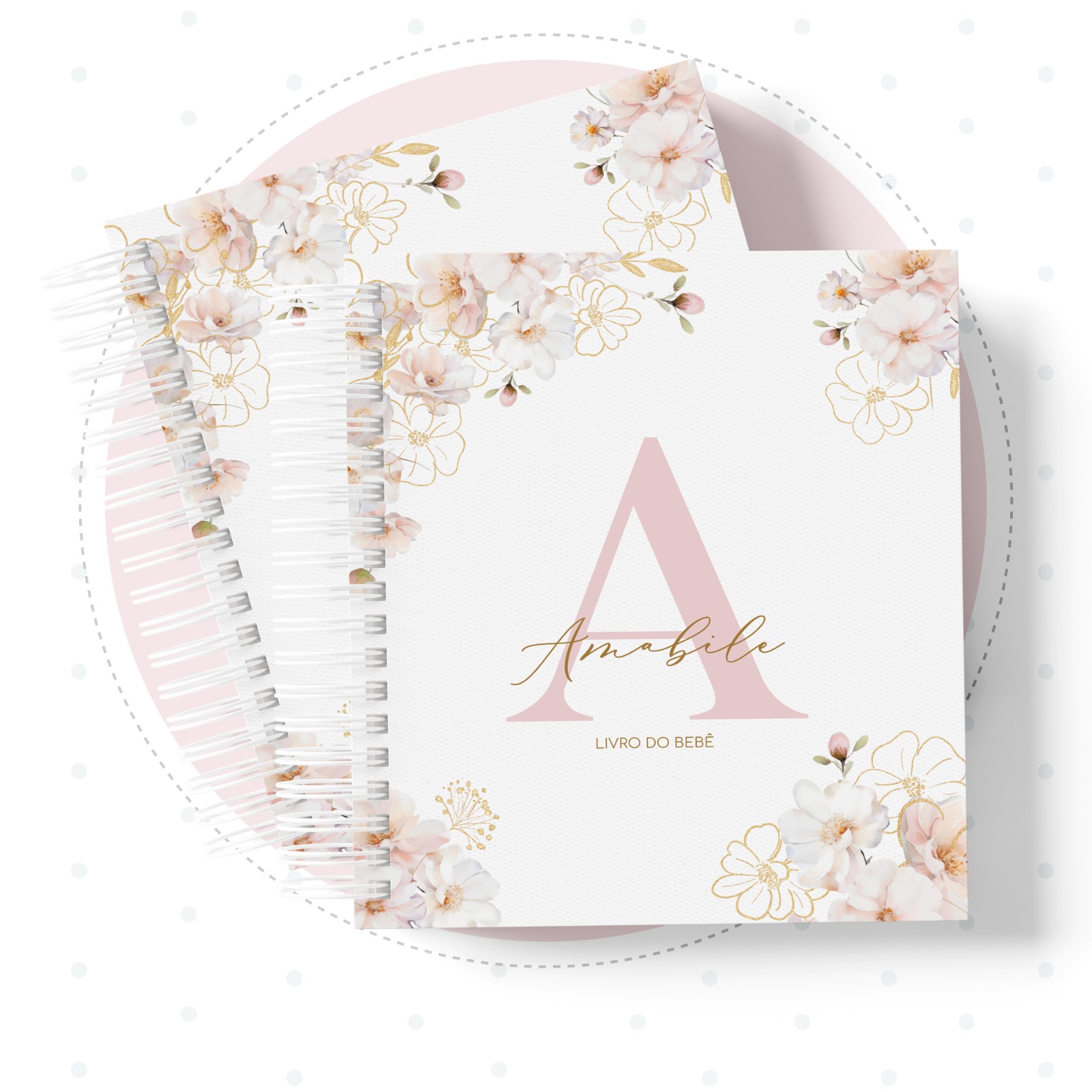 Livro do Bebê - Minimalista Menina