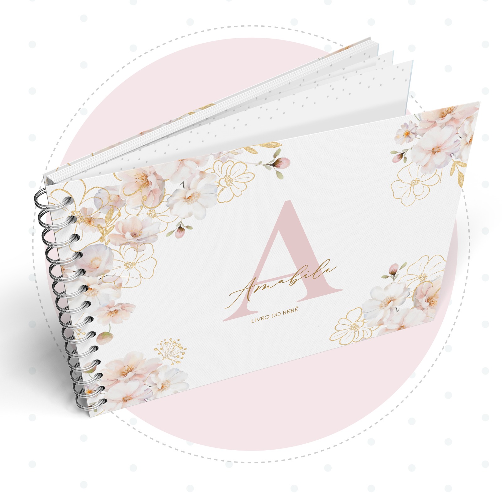 Livro do Bebê - Minimalista Menina - Image 2