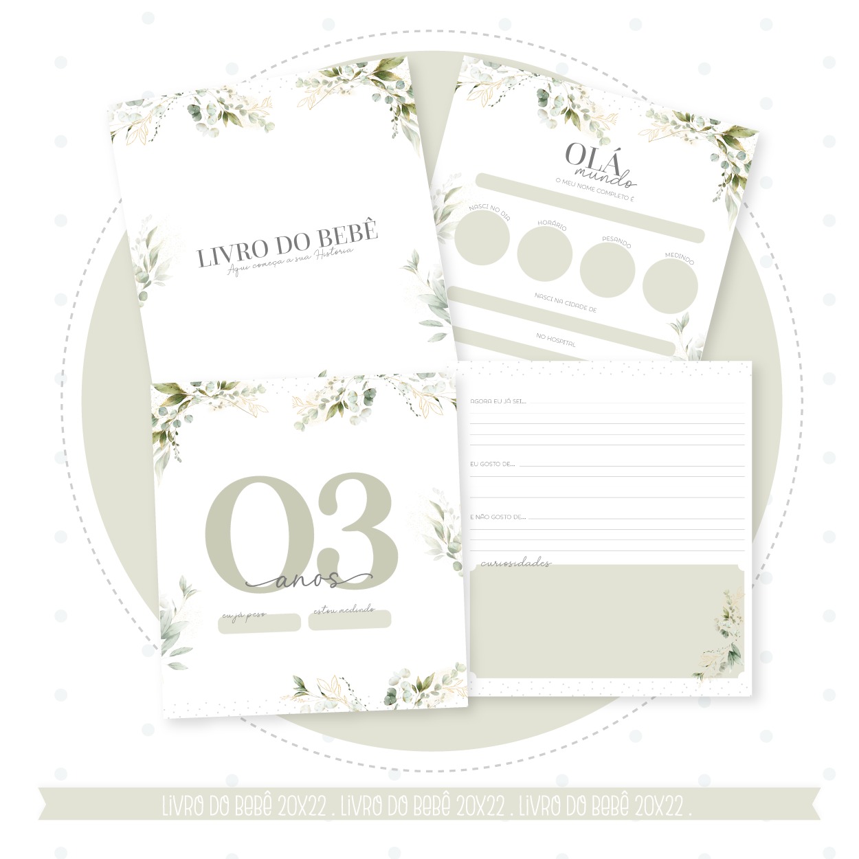 Livro do Bebê - Minimalista Menino - Image 3