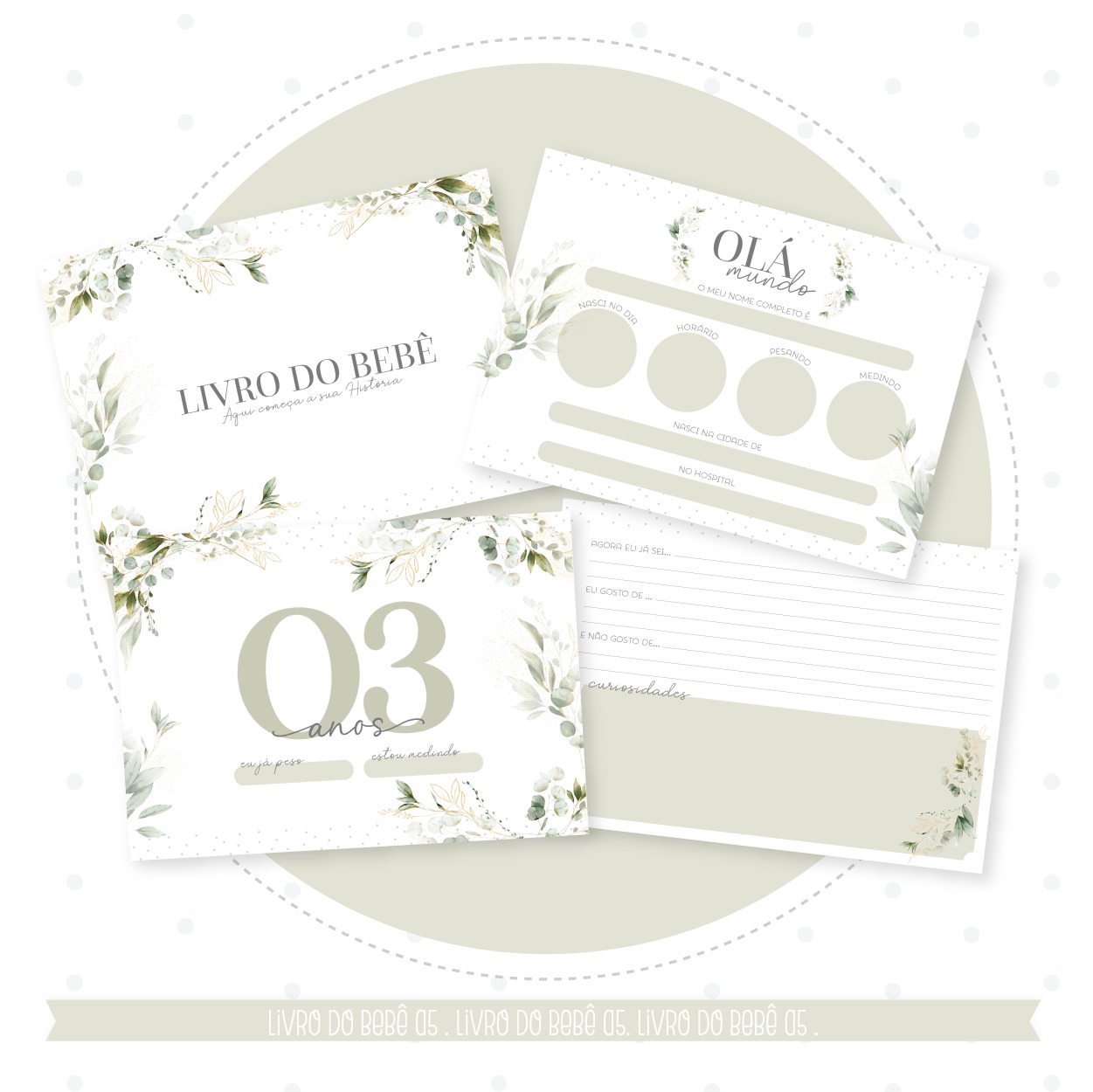 Livro do Bebê - Minimalista Menino - Image 4