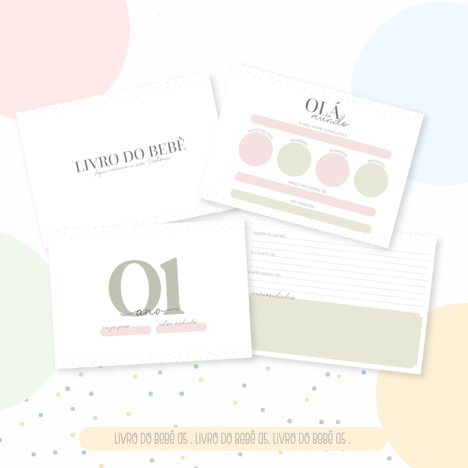 Livro do Bebê - Neutro Menina - Image 3