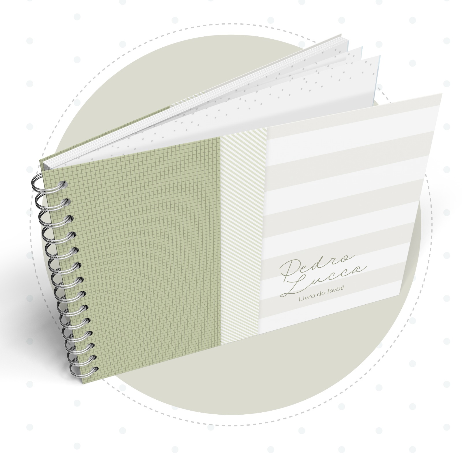 Livro do Bebê - Neutro Verde - Image 2