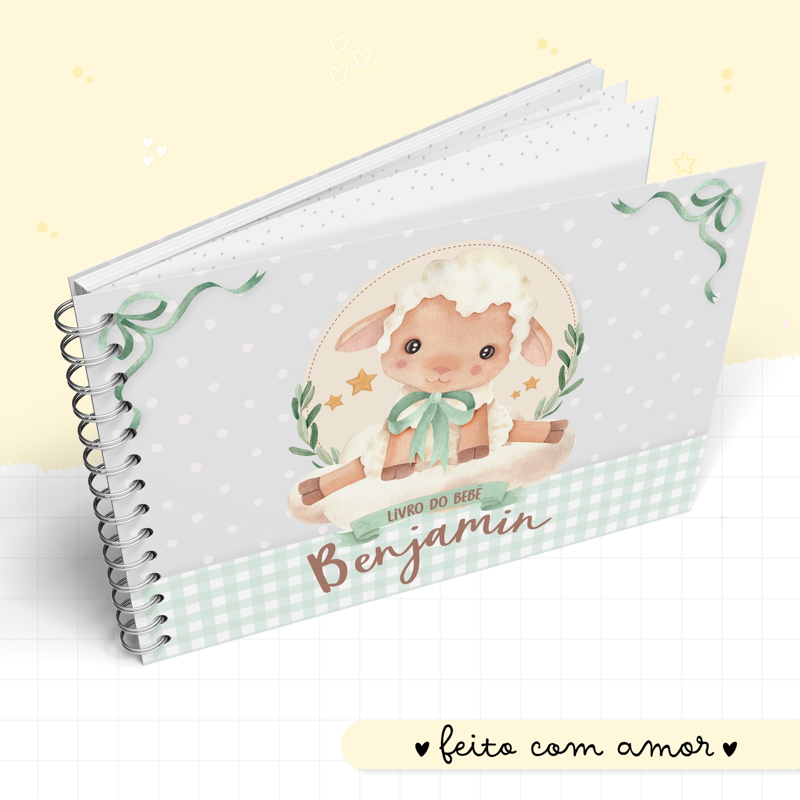 Livro do Bebê - Ovelha Menino - Image 2