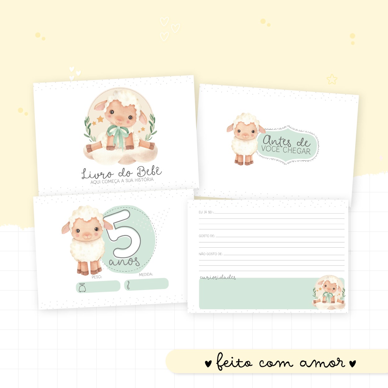 Livro do Bebê - Ovelha Menino - Image 4