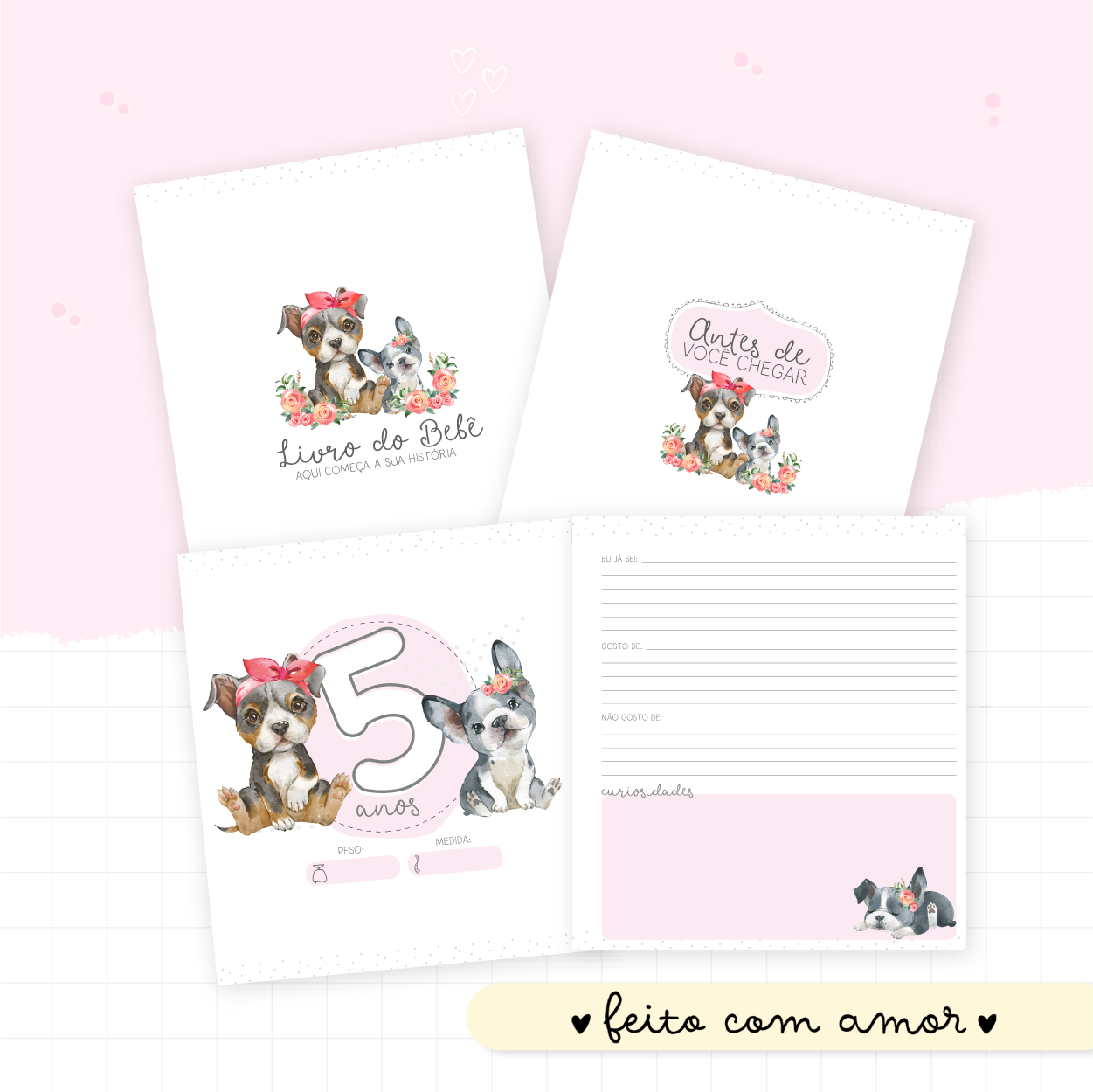 Livro do Bebê - Pet Girl - Image 3