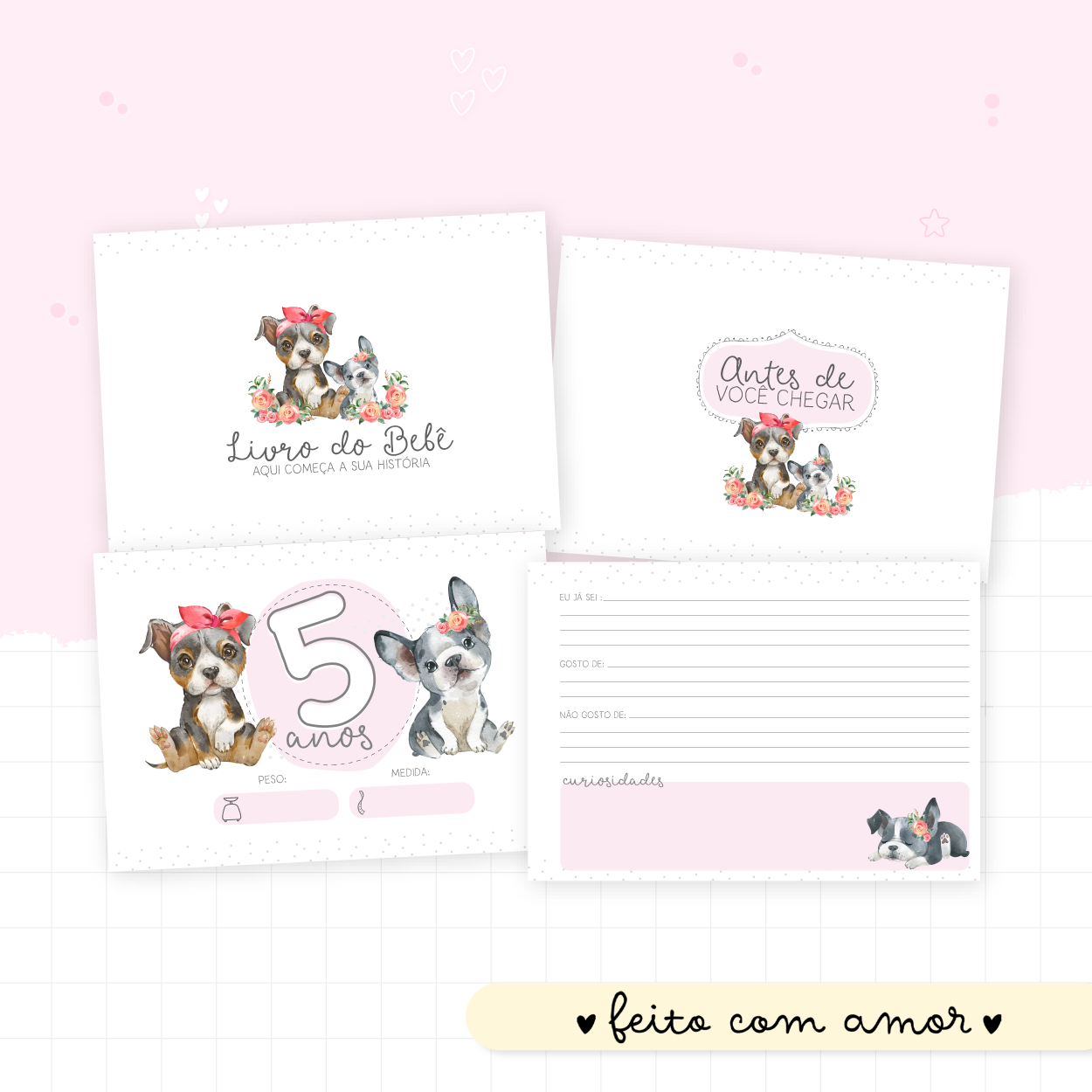 Livro do Bebê - Pet Girl - Image 4