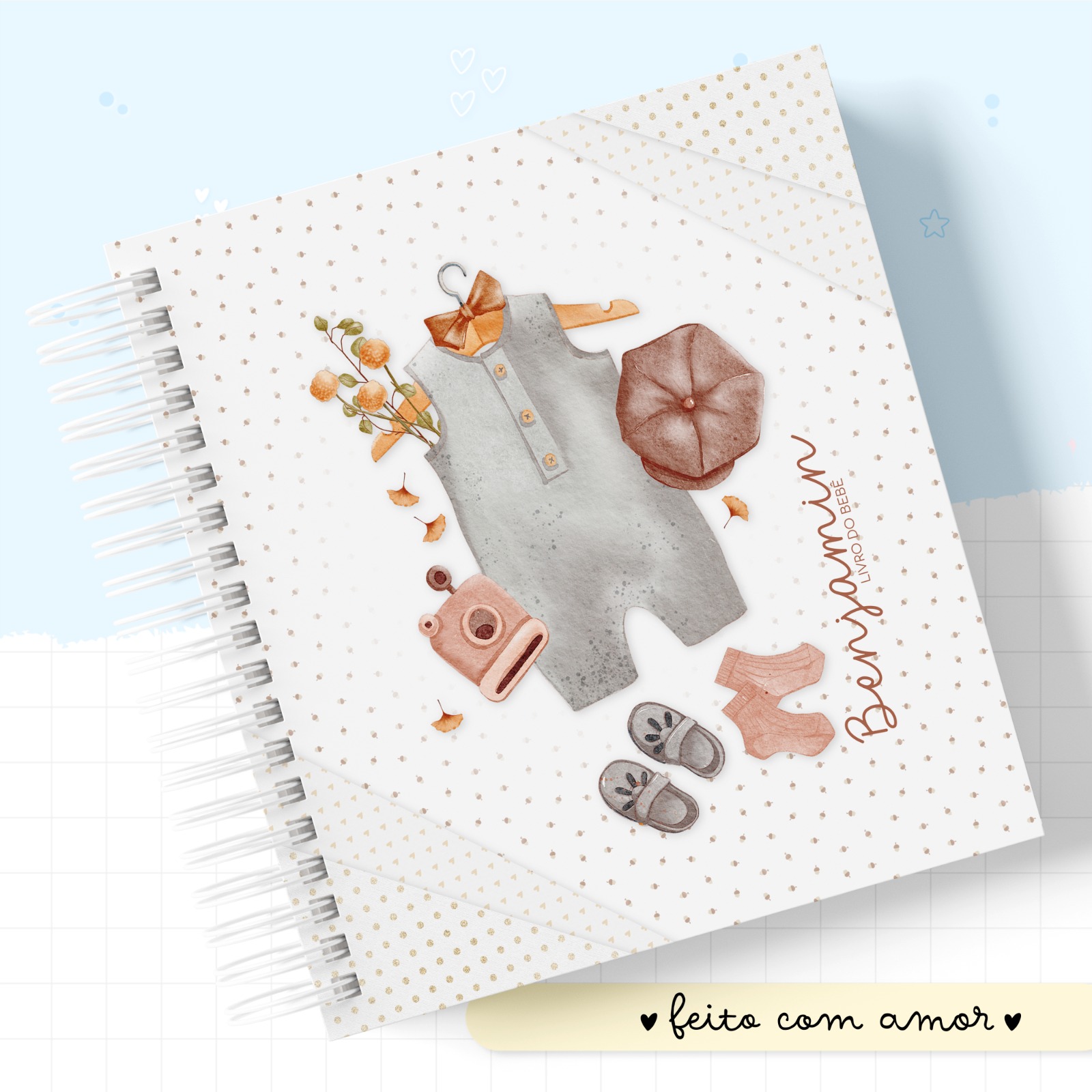 Livro do Bebê - Roupinha Menino