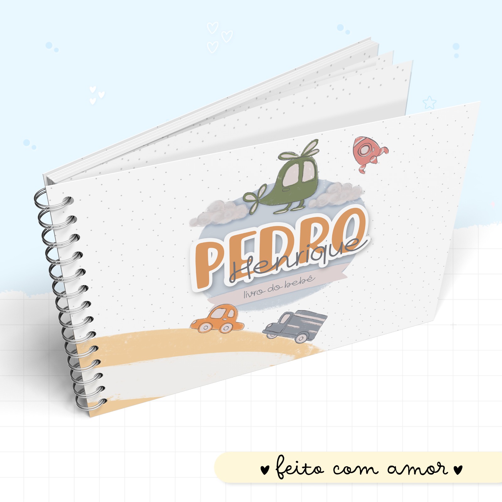 Livro do Bebê - Transportes Minimalista - Image 2