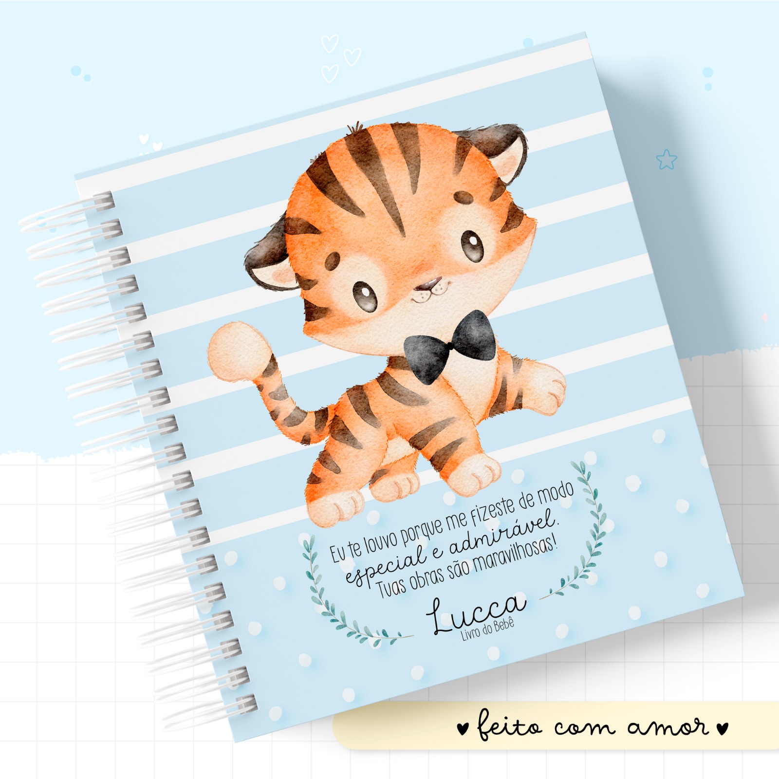 Livro do Bebê - Versículo Menino