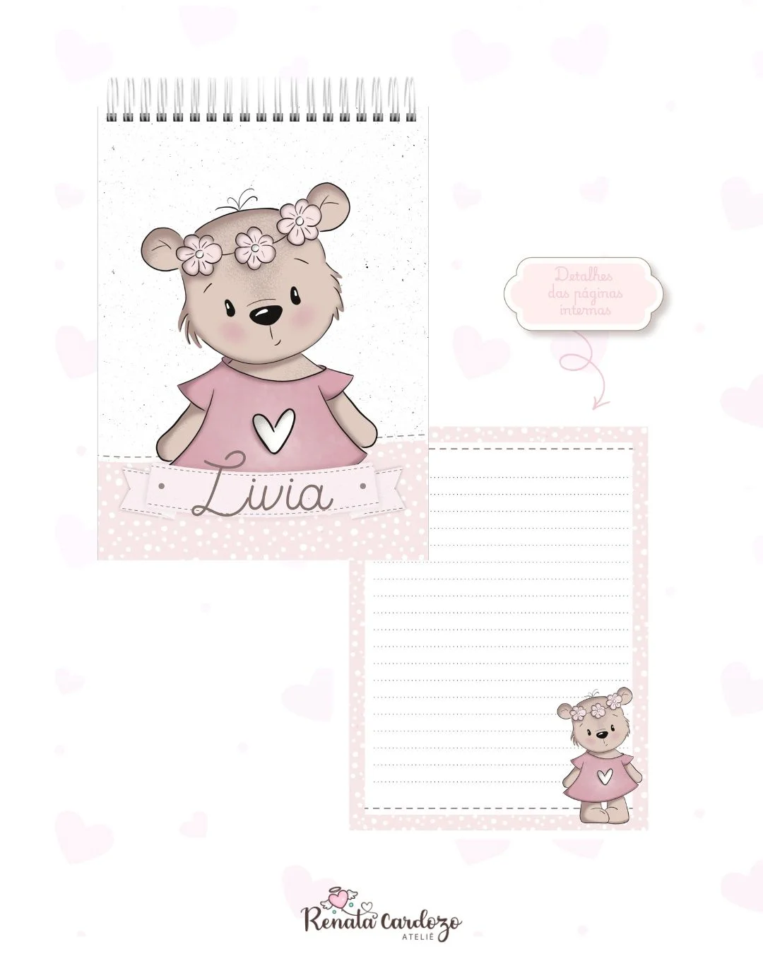 Ursinha Floral - Imagem 6