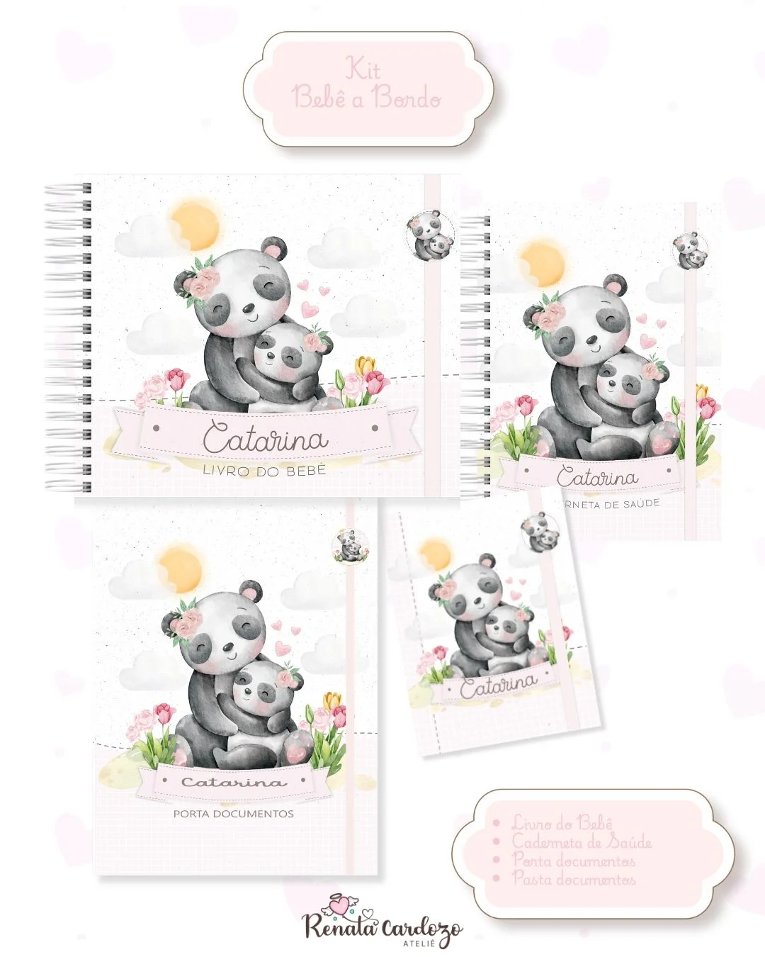 Panda Mãe e Filha