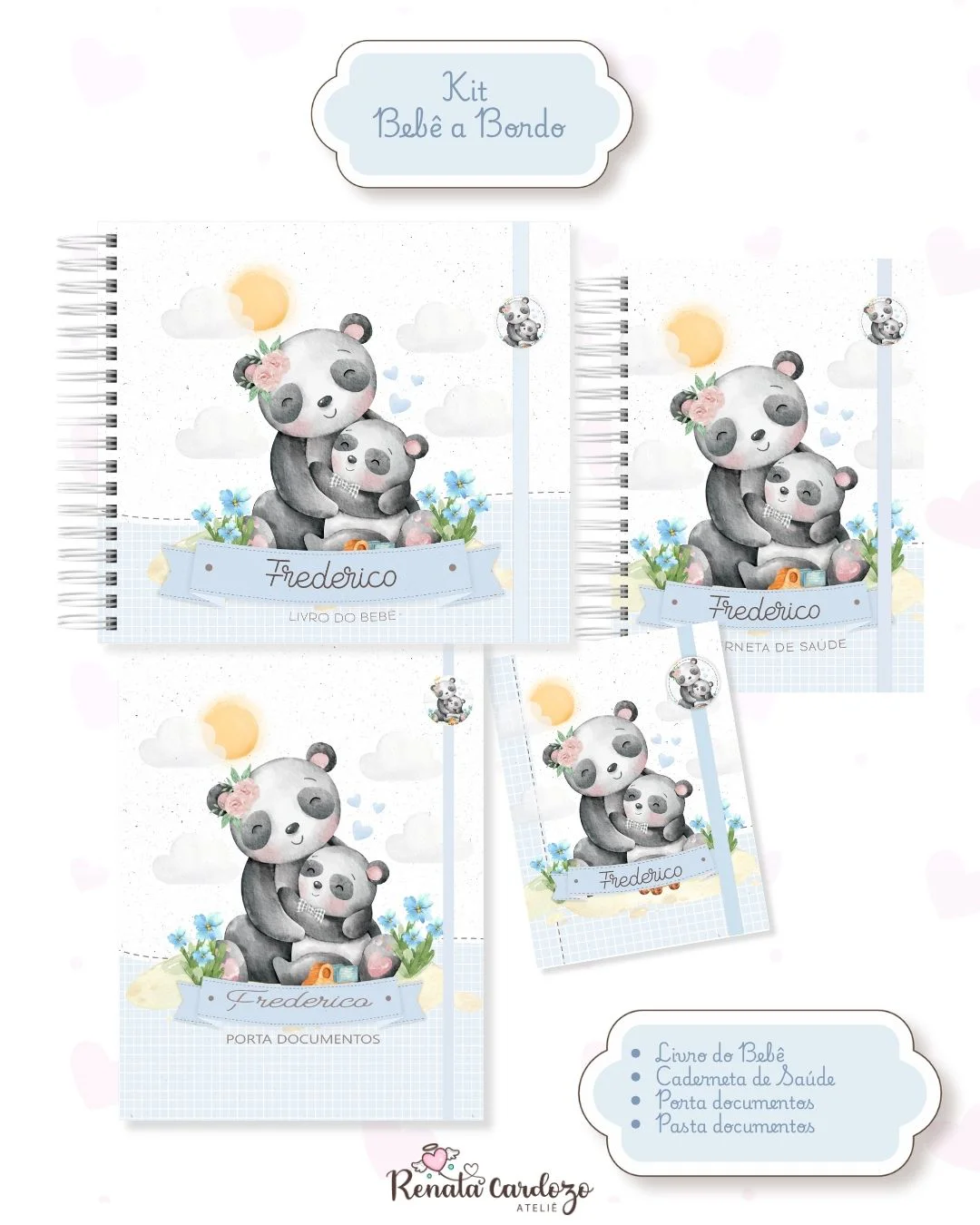 Panda Mãe e filho