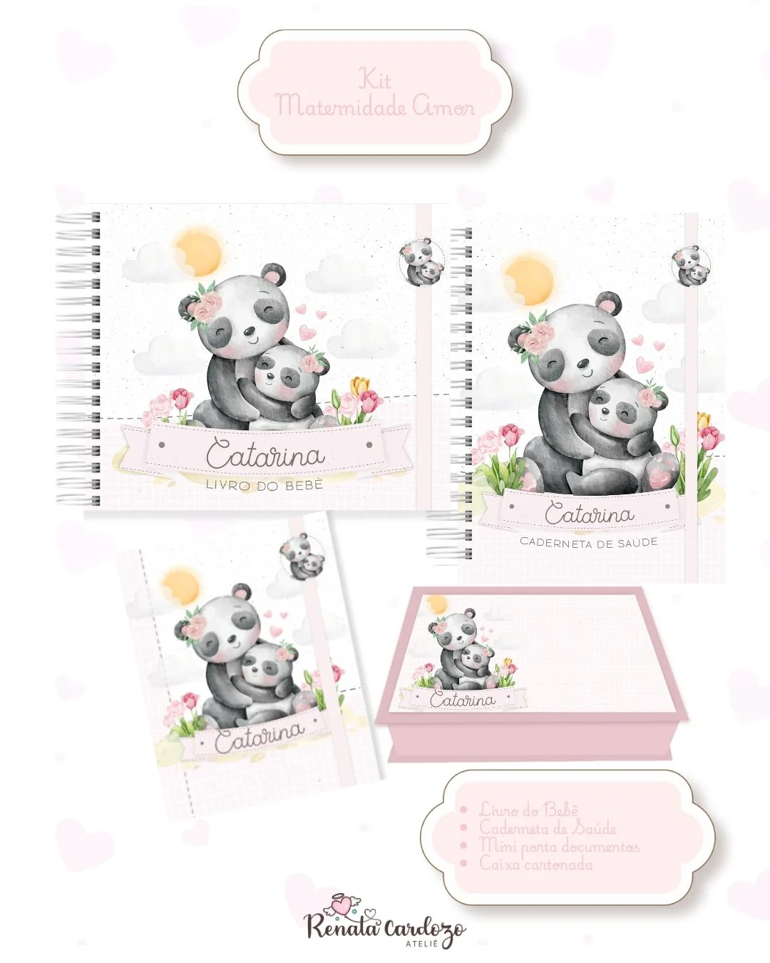Panda Mãe e Filha
