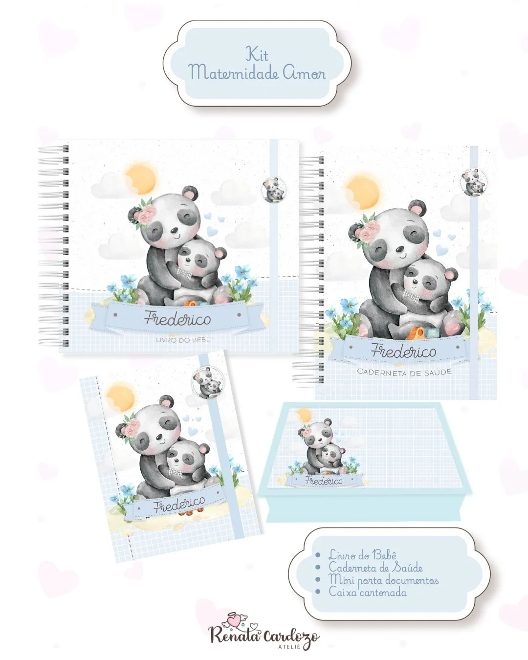 Panda Mãe e filho