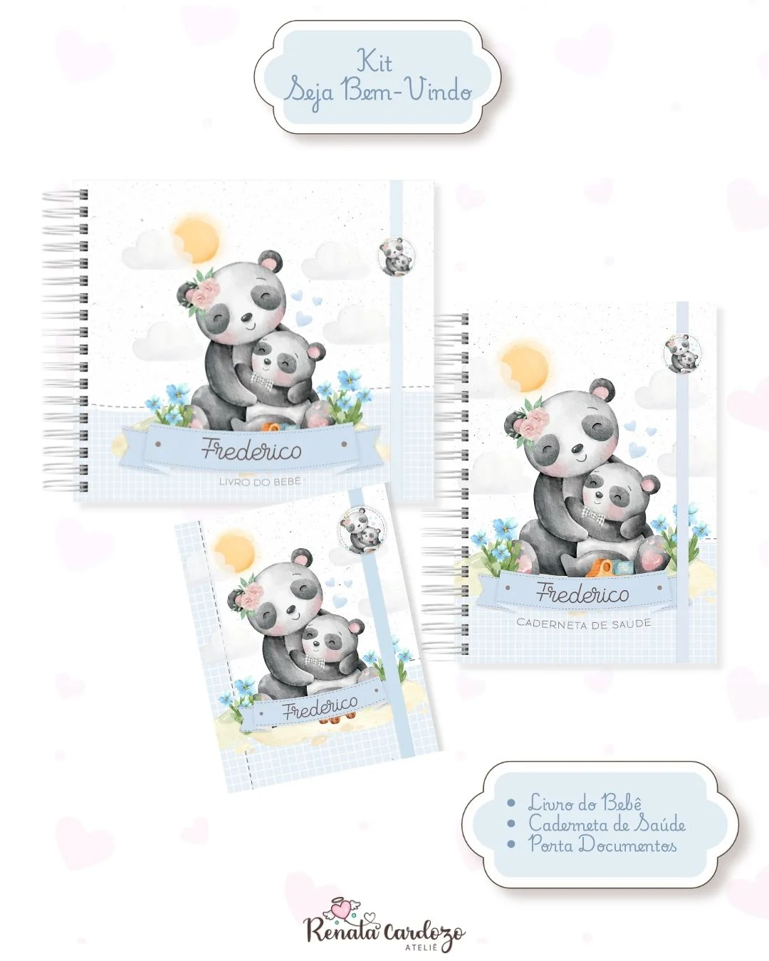 Panda Mãe e filho