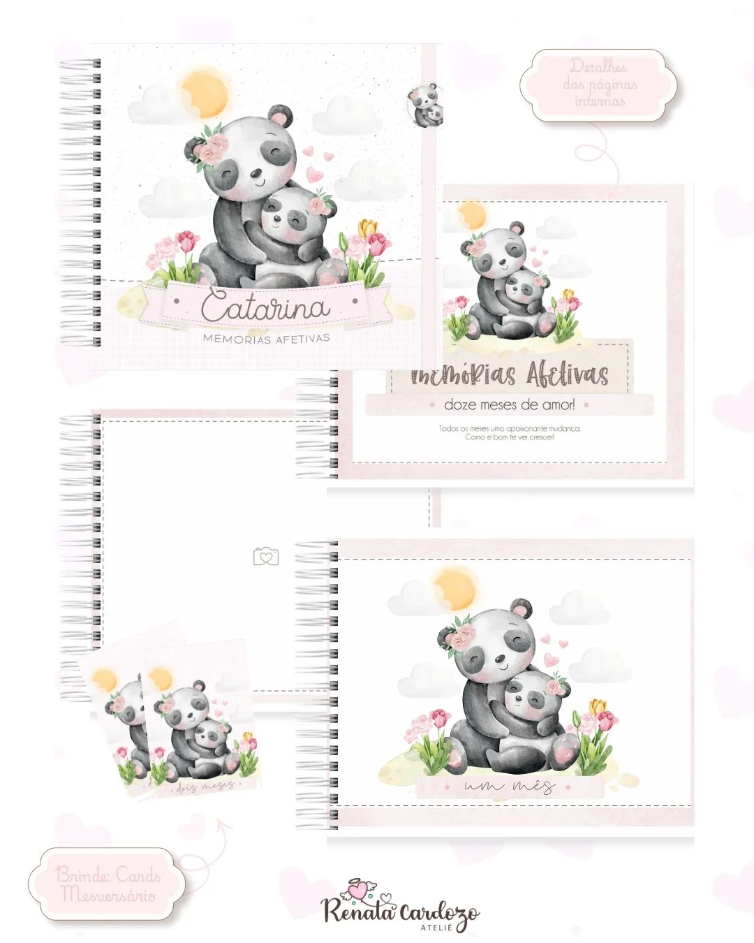 Panda Mãe e Filha - Imagem 3