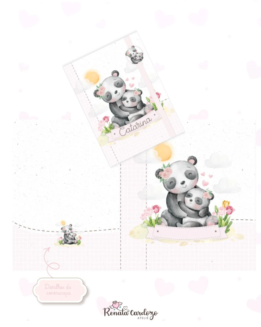 Panda Mãe e Filha - Imagem 4