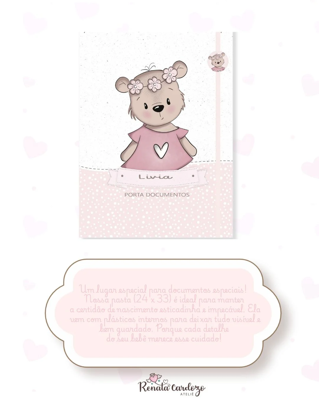 Ursinha Floral - Imagem 5