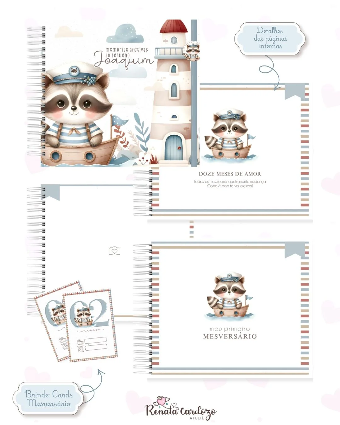 Guaxinim Marinheiro Baby - Imagem 3