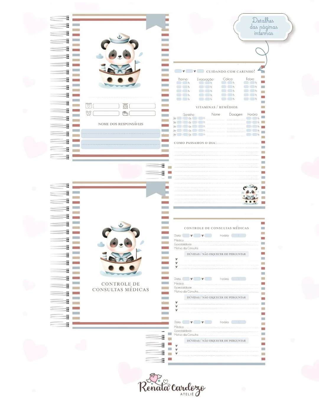 Panda Baby Marinheiro - Imagem 3