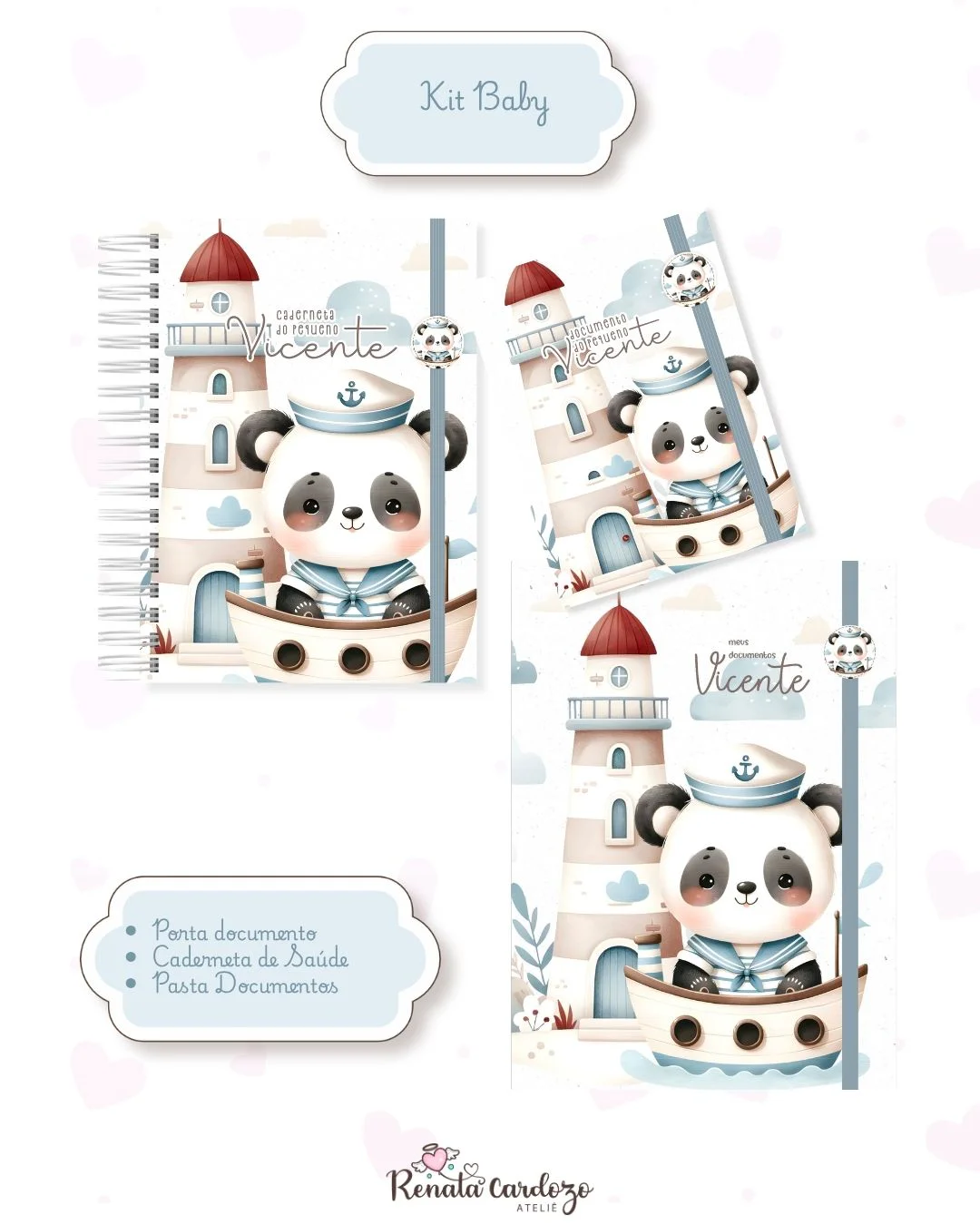 Panda Baby Marinheiro