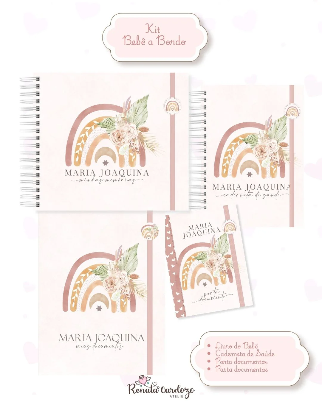 Arco-íris boho menina