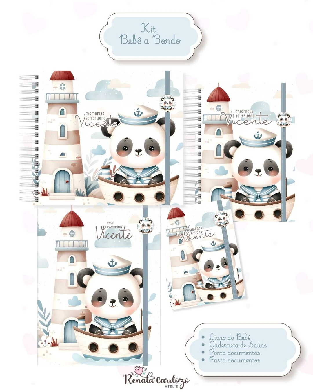 Panda Baby Marinheiro