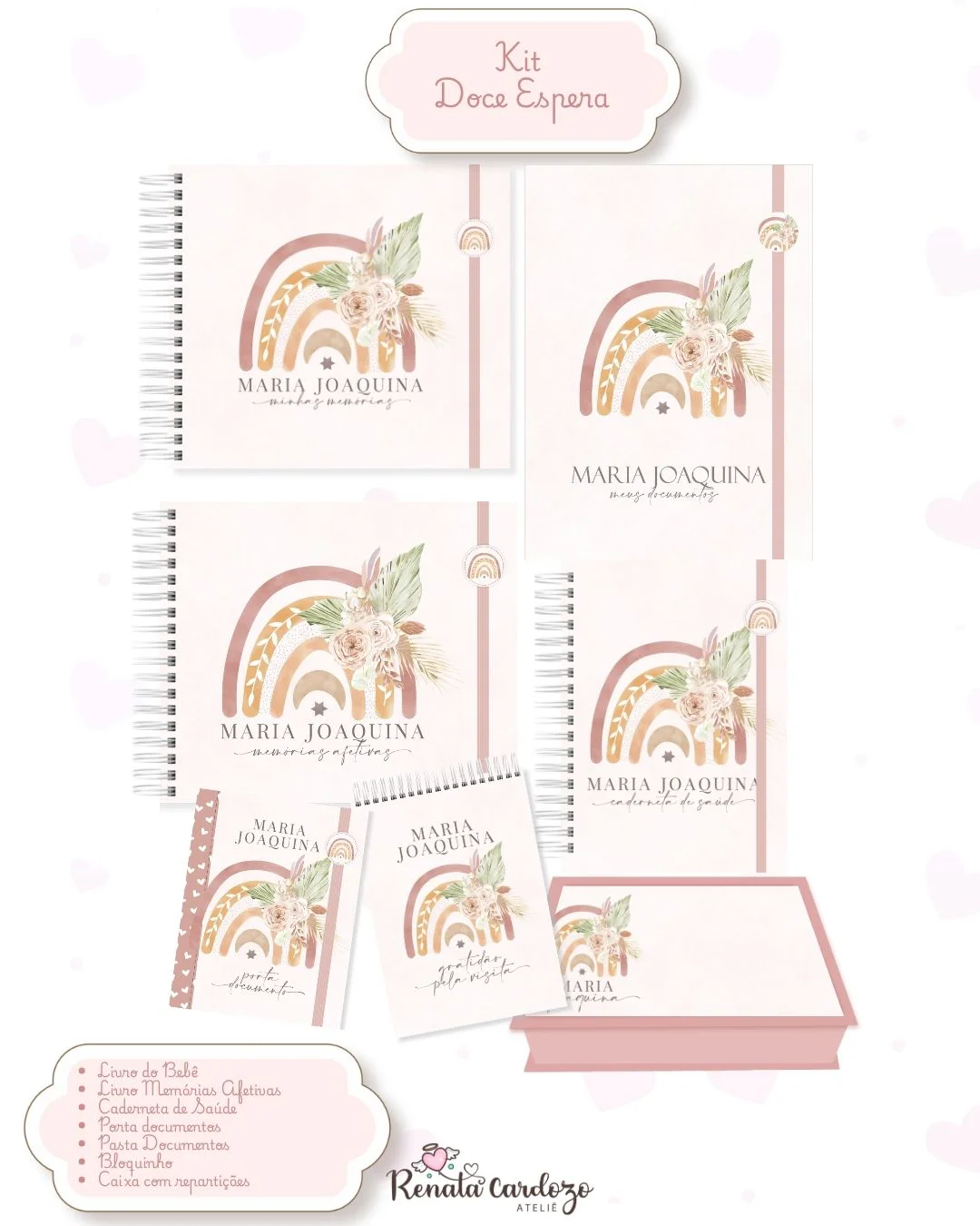 Arco-íris boho menina