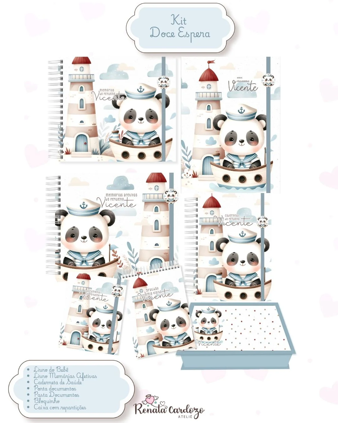 Panda Baby Marinheiro