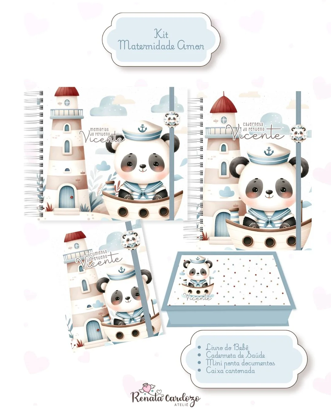 Panda Baby Marinheiro