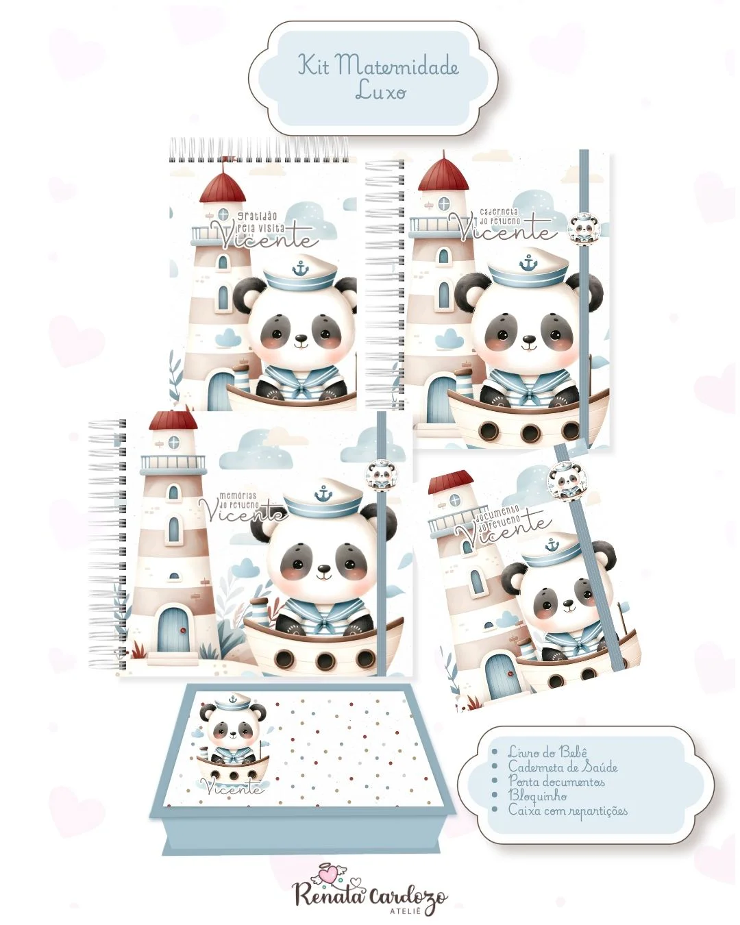Panda Baby Marinheiro