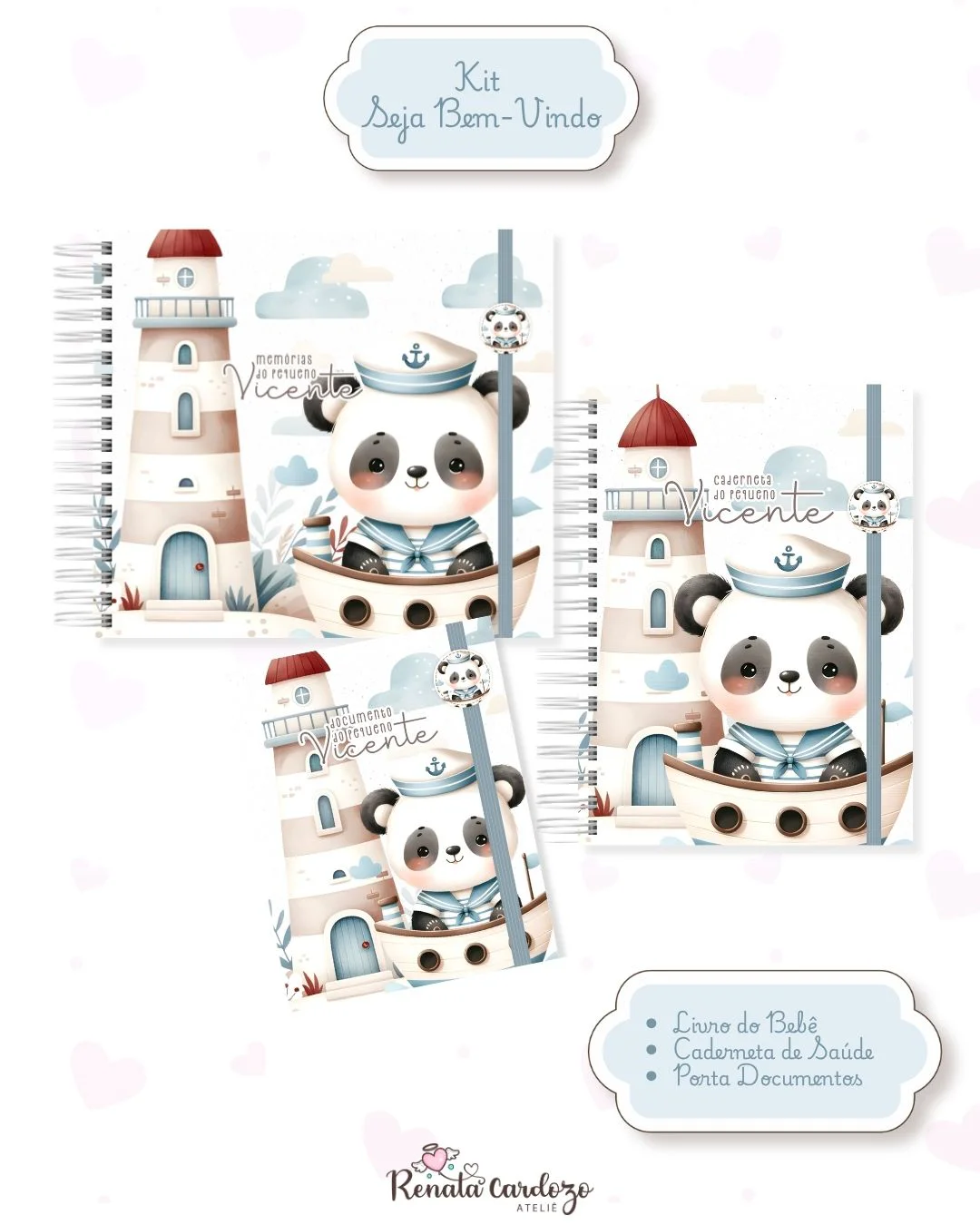 Panda Baby Marinheiro