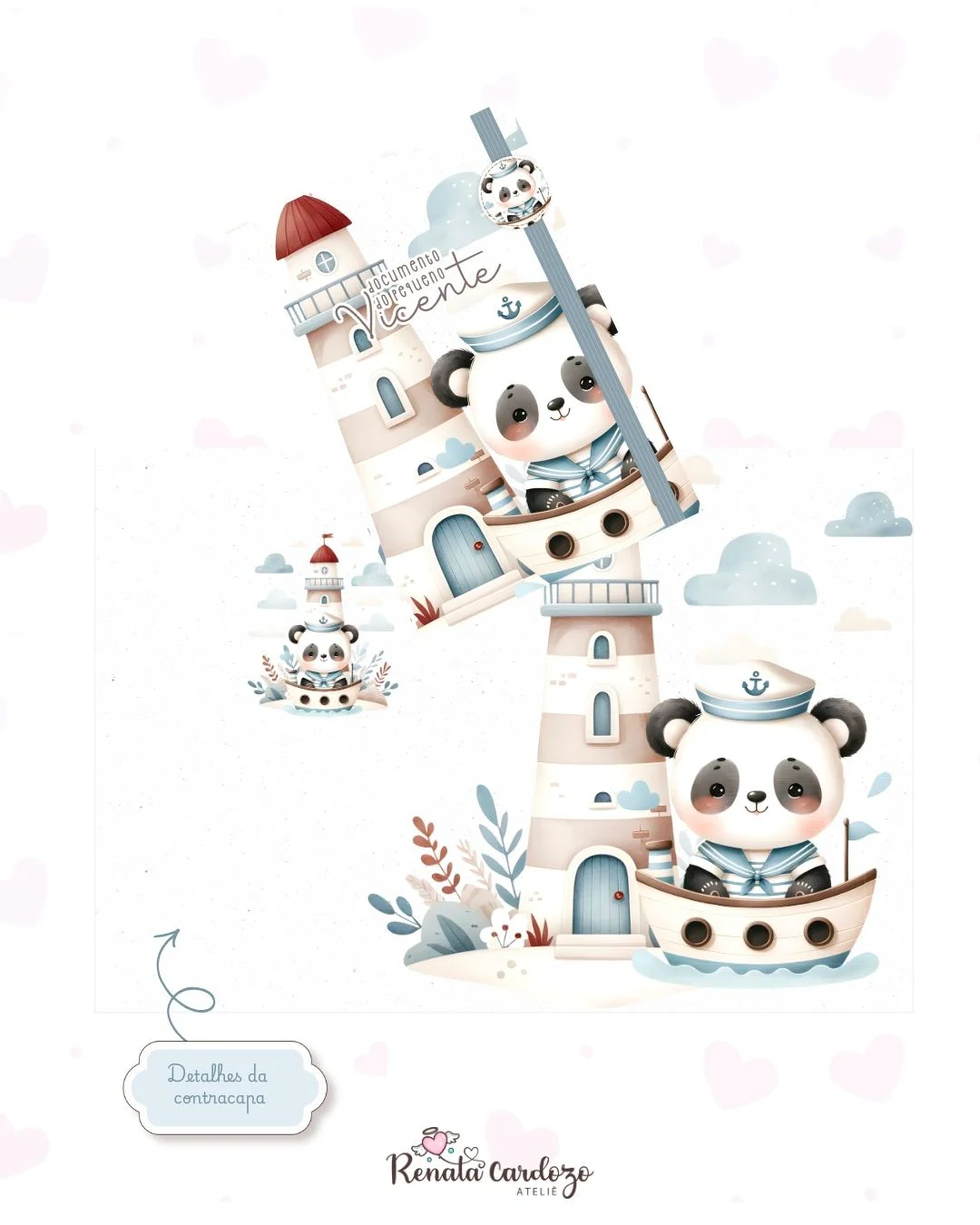 Panda Baby Marinheiro - Imagem 2